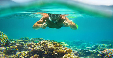 Snorkeling Mackerel Islands, Western Australia